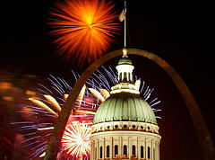 St. Louis 4th  of July Fireworks