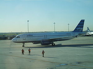 JetBlue plane at JFK