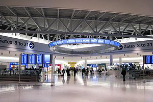 JFK Airport Terminal 5 Entry Hall (new Jetblue...