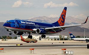 Sun Country Airlines Boeing 737-800 at Las Veg...