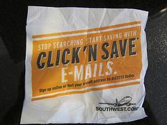 Southwest Airlines Email Marketing - Napkin Ca...