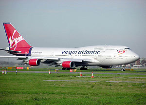 Virgin Atlantic Airways Boeing 747-400 (G-VBIG...