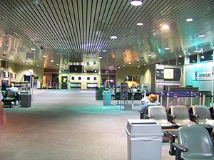 The interior of Bradley International's Terminal B